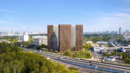 1-к апартаменты, 44.8 м², 3/28 эт.