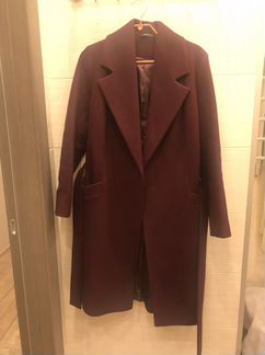 Пальто с поясом, зимнее