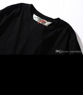 2018 мужская Off-White черная футболка