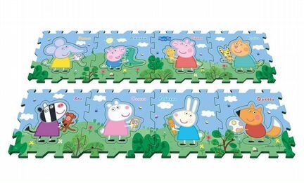 Peppa Pig Игровой Коврик-пазл 