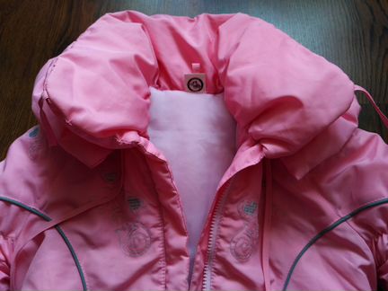 Куртка осень зима на девочку 4-6 лет с жилеткой