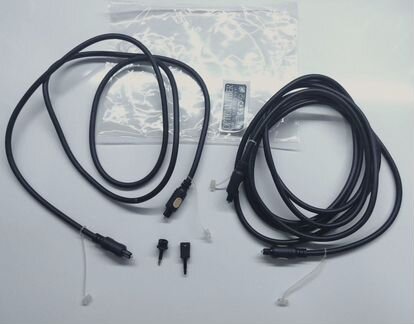 Кабель оптический Toslink и переходник minijack 3