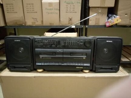 Магнитола sony CFS710L двухкассетная