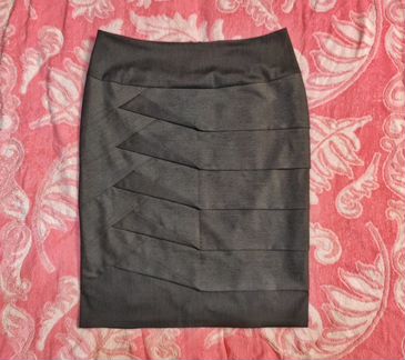 Новая серая юбка