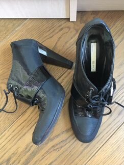 Shy Италия ботильоны 37 37.5 кожа лак