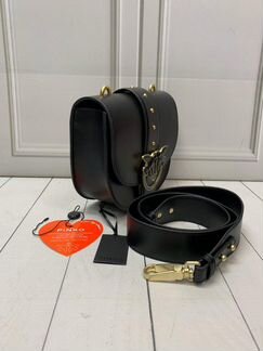 Новая женская сумка через плечо Pinko чёрная