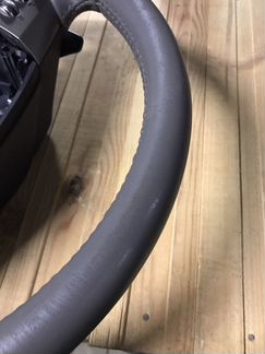 Руль jaguar xf серый без обогрева