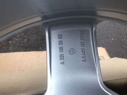 Оригинальные диски на mercedes R19