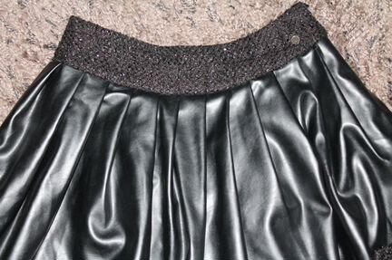 Юбка из кожи зам