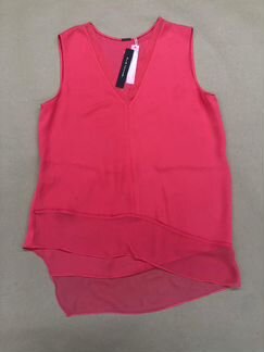 Elie Tahari топ шелковый новый 42-44+ оригинал