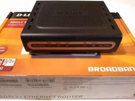 Роутер adsl2+ Ethernet Router D-Link DSL-2500U
