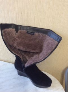 Сапоги зимние замшевые 37 размер