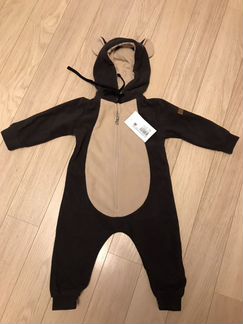 Флисовый комбинезон-мишка, 74-80