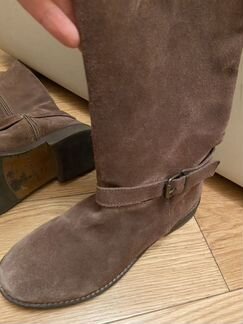 Сапоги zara замша 36 р