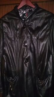 Куртка кожаная. большой рост и длинные руки