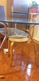 Стол кухонный стеклянный