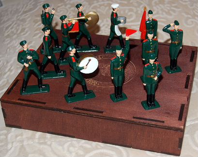 Солдатики Полный набор серия 74 мм копия из олова