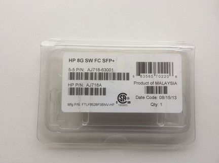 Трансивер HP 8G SW FC SFP+