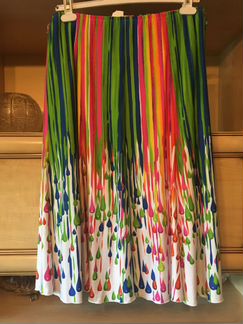 Яркая летняя юбка