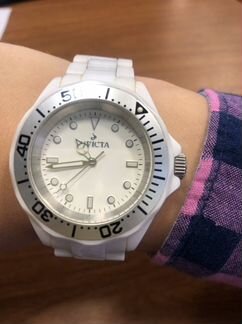 Часы invictra белые керамические