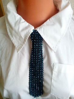 Галстук из бисера