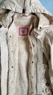 Pepe Jeans London парка с мехом, 6 лет, 110