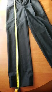 Новые школьные брюки, темно синие р. 158