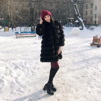 Шуба-трансформер из песца