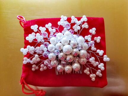 Свадебный гребень для волос